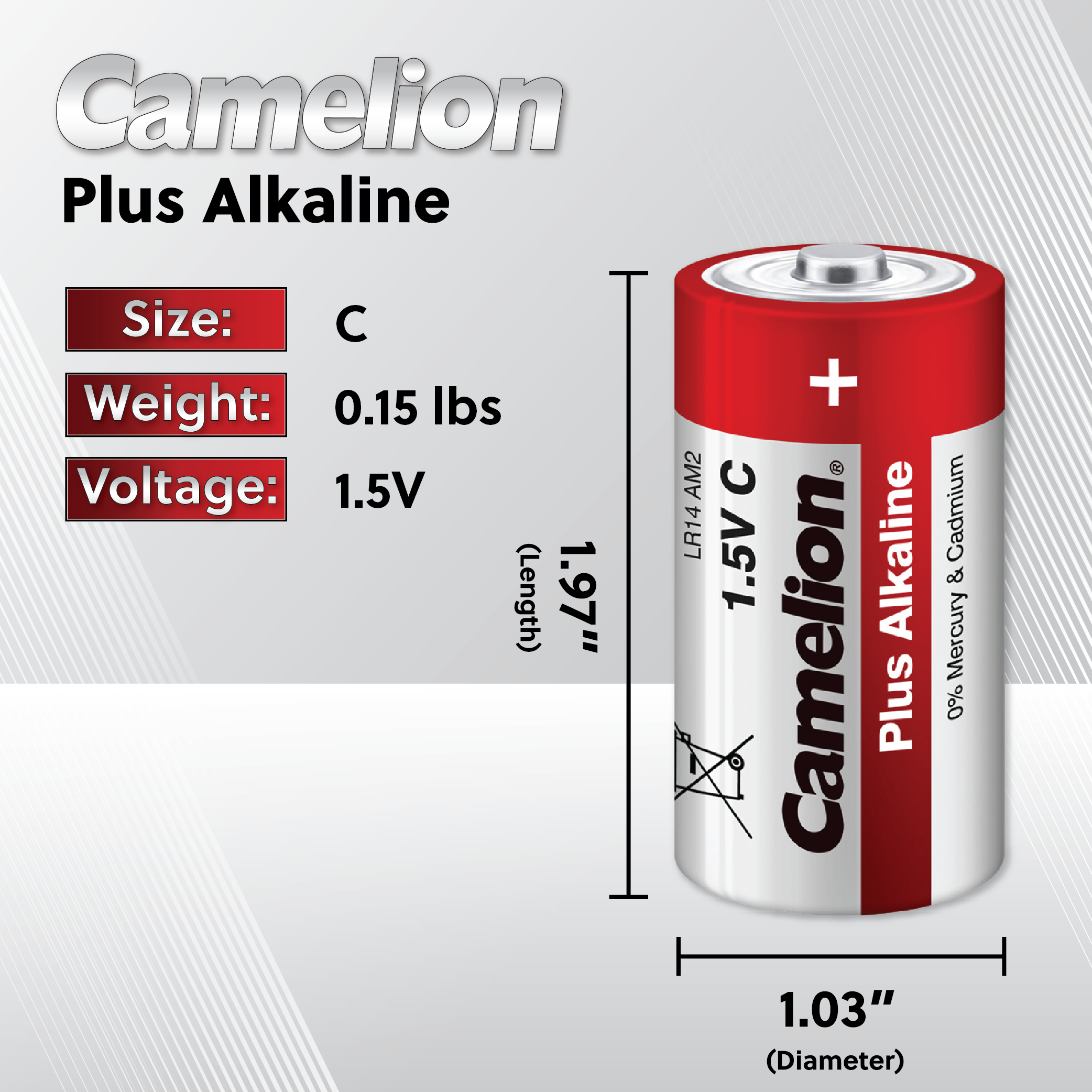 Camelion C Plus Alkaline Bulk