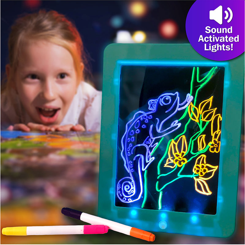 Disco Scribble Light-up Sound Activated Drawing Board – Shop Batteries and  Things