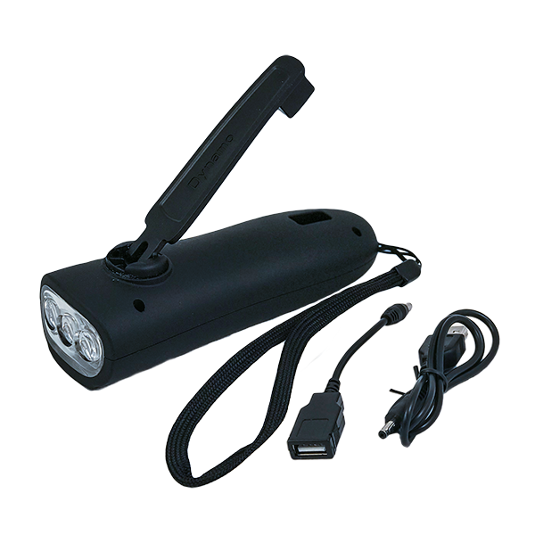 best rechargeable crank flashlight Dynamo Hand-Crank Flashlight With Emergency Radio and Power Bank