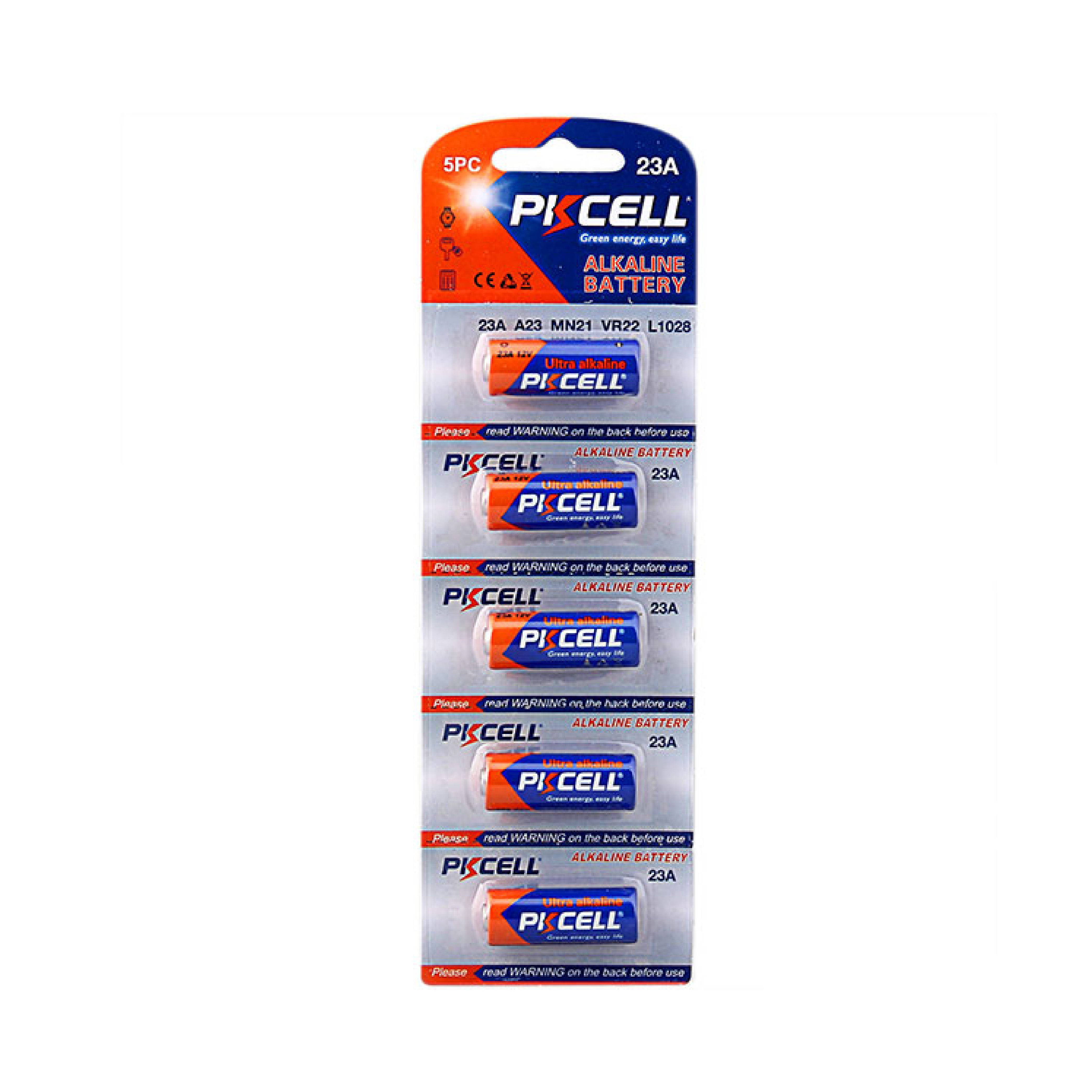 PK Cell 23A Alkaline Specialty Cell Blister 5Pk