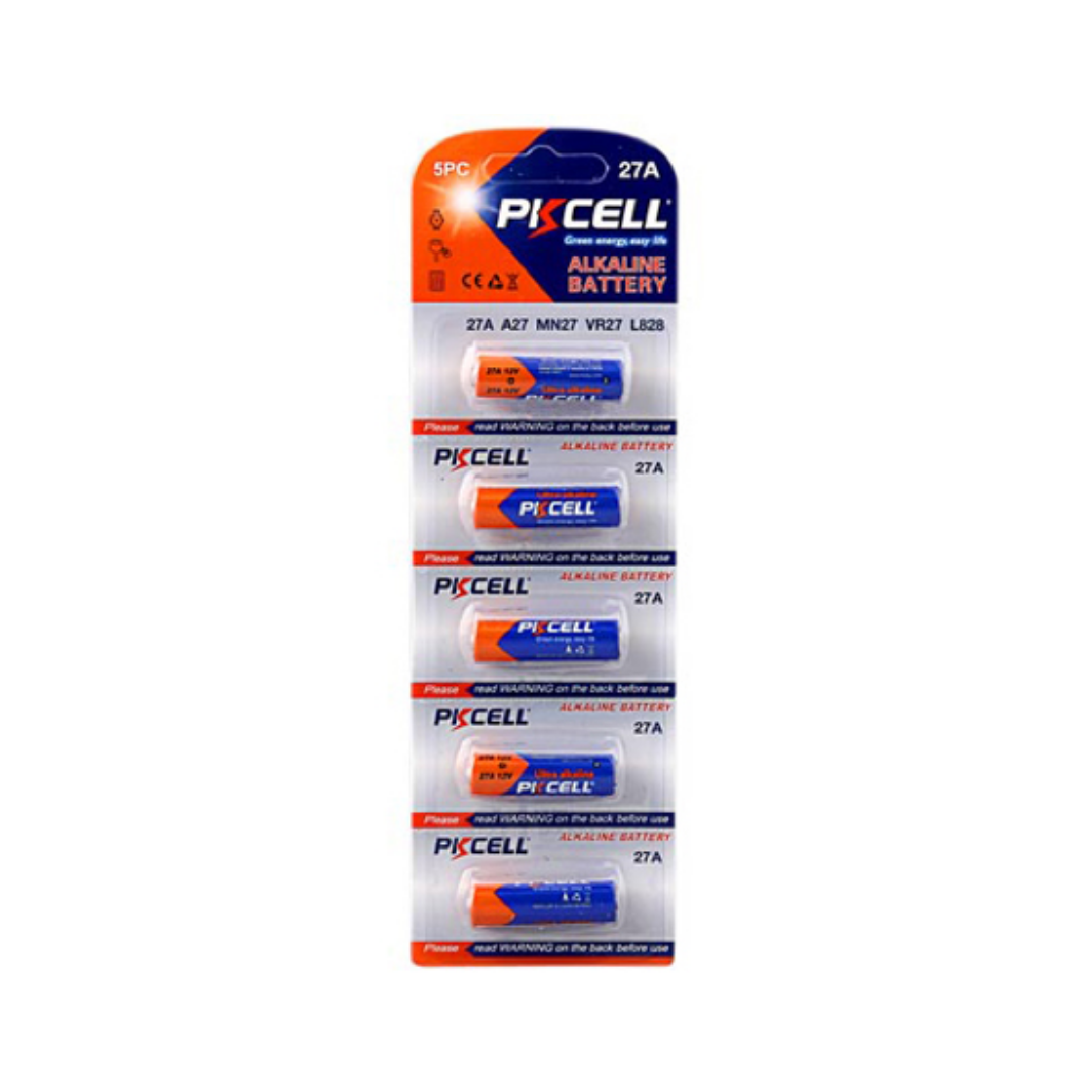 PK Cell 27A Alkaline Specialty Cell Blister 5Pk