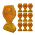 Solar Powered Amber LED Barricade Light 3-Way With 2 Nickel Metal Hydride Rechargeable Batteries