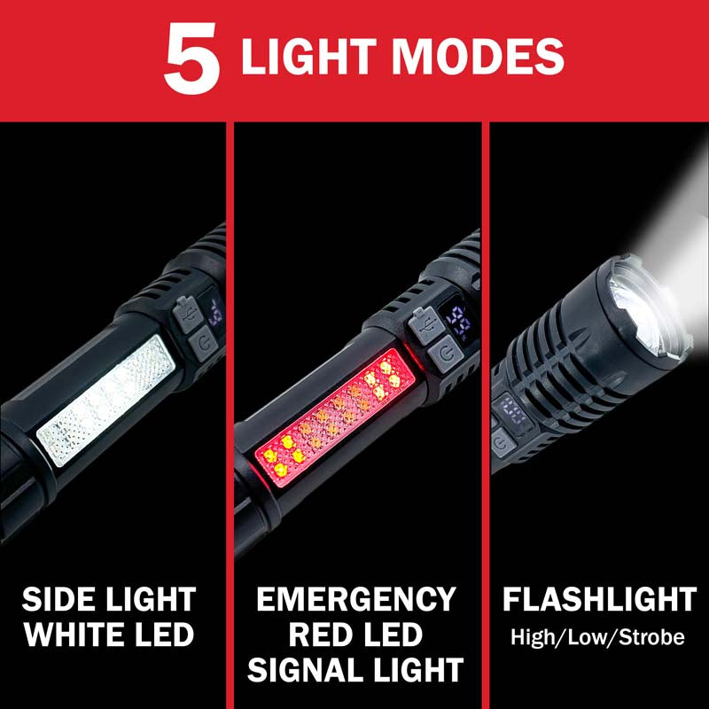 Flipo Tactical All-In-One Emergency Flashlight