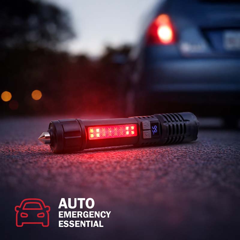 Flipo Tactical All-In-One Emergency Flashlight