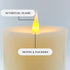 Pacific Accents Flameless Elite Collection - 6" Spring Wax Pillars