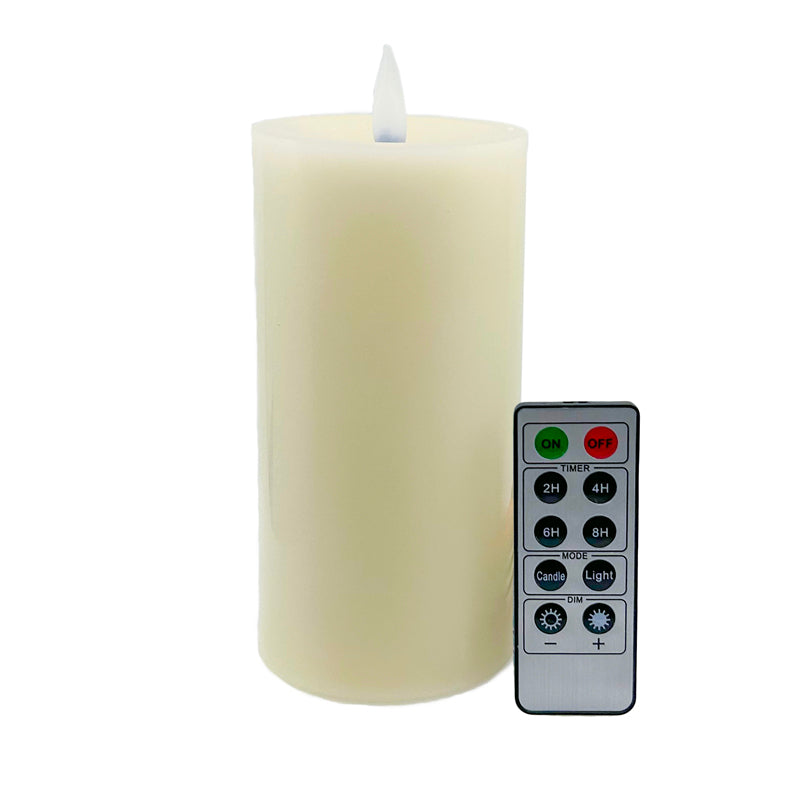 Pacific Accents Flameless Elite Collection - 6" Spring Wax Pillars