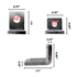 IP Power SLA Adapter (Internally Threaded to Flag) - 2Pk In Poly Bag