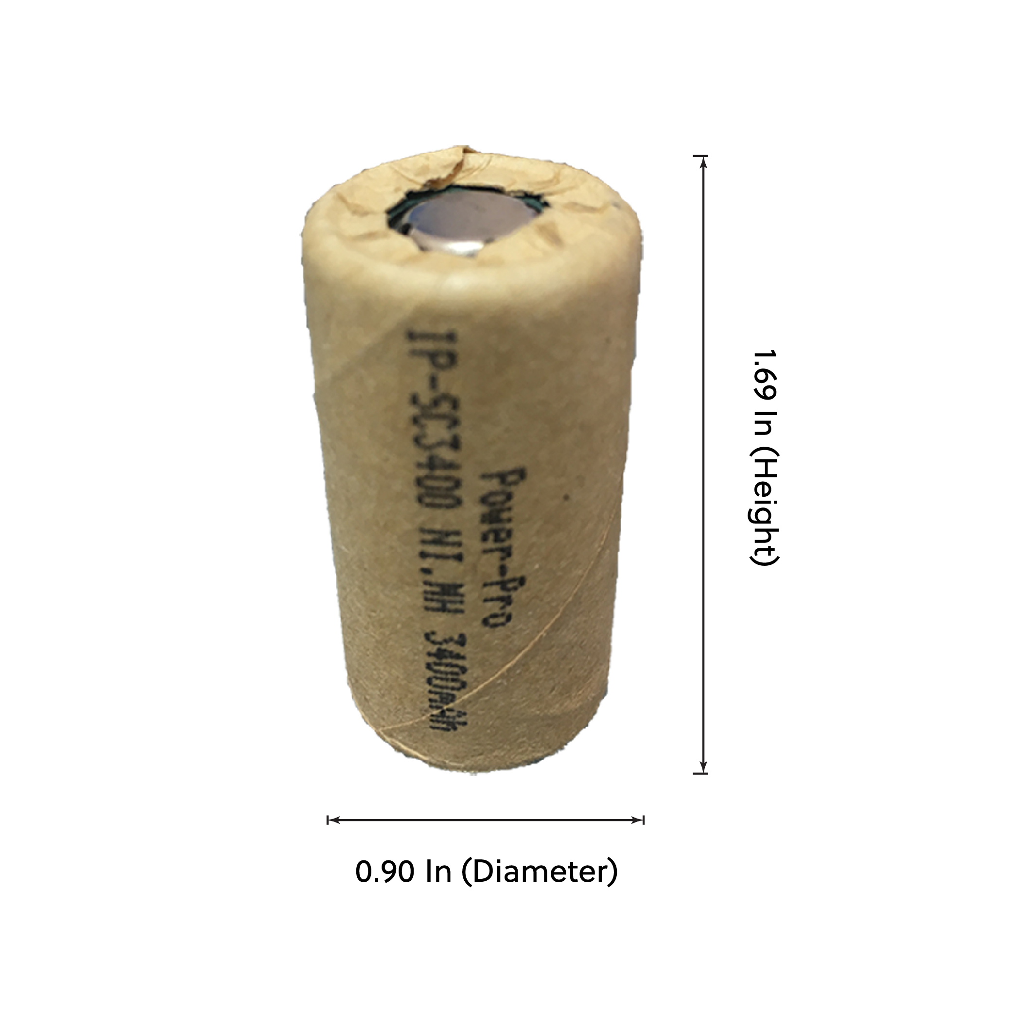 IP Power Sub C Ni-Mh 3400mAh