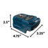 Drill Pack Charger: Compatible For Makita 18V Li-Ion Drill Pack Battery