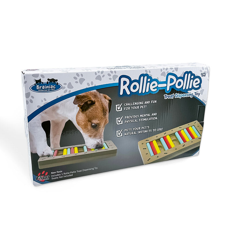 Brainiac Rollie-Pollie™  Treat Dispensing Pet Toy