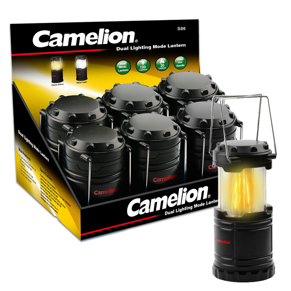 Camelion S86 Dual Lantern, Display of 6