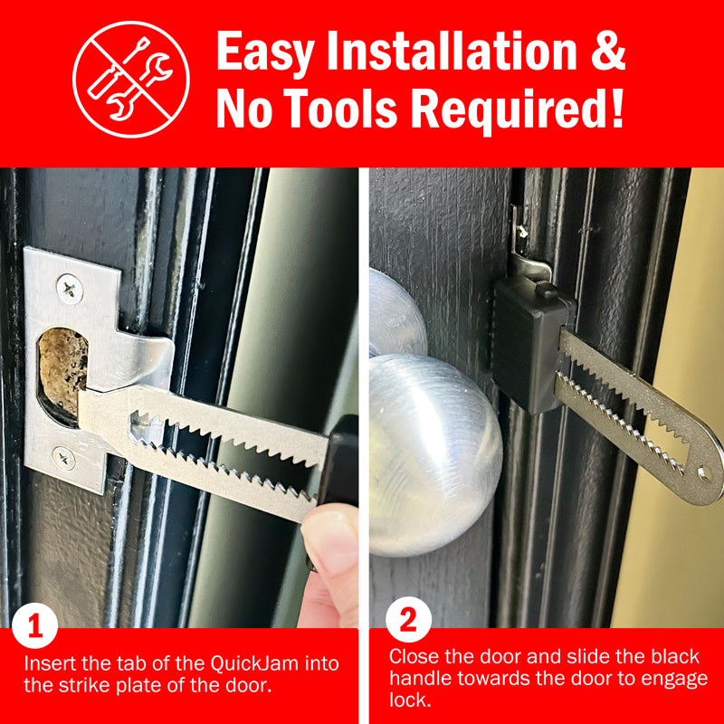 QuickJam™ Universal Portable Door Blocker