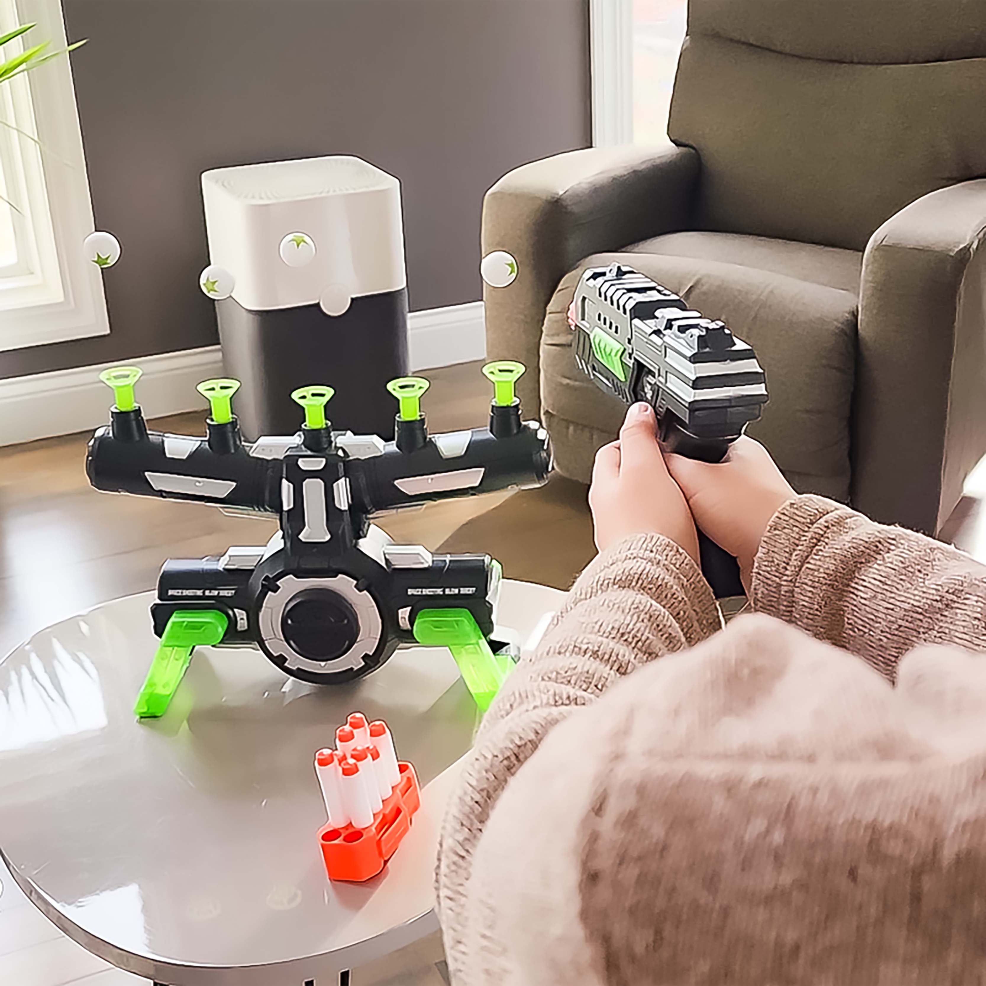Flipo Glow Hover Target Shooting Game