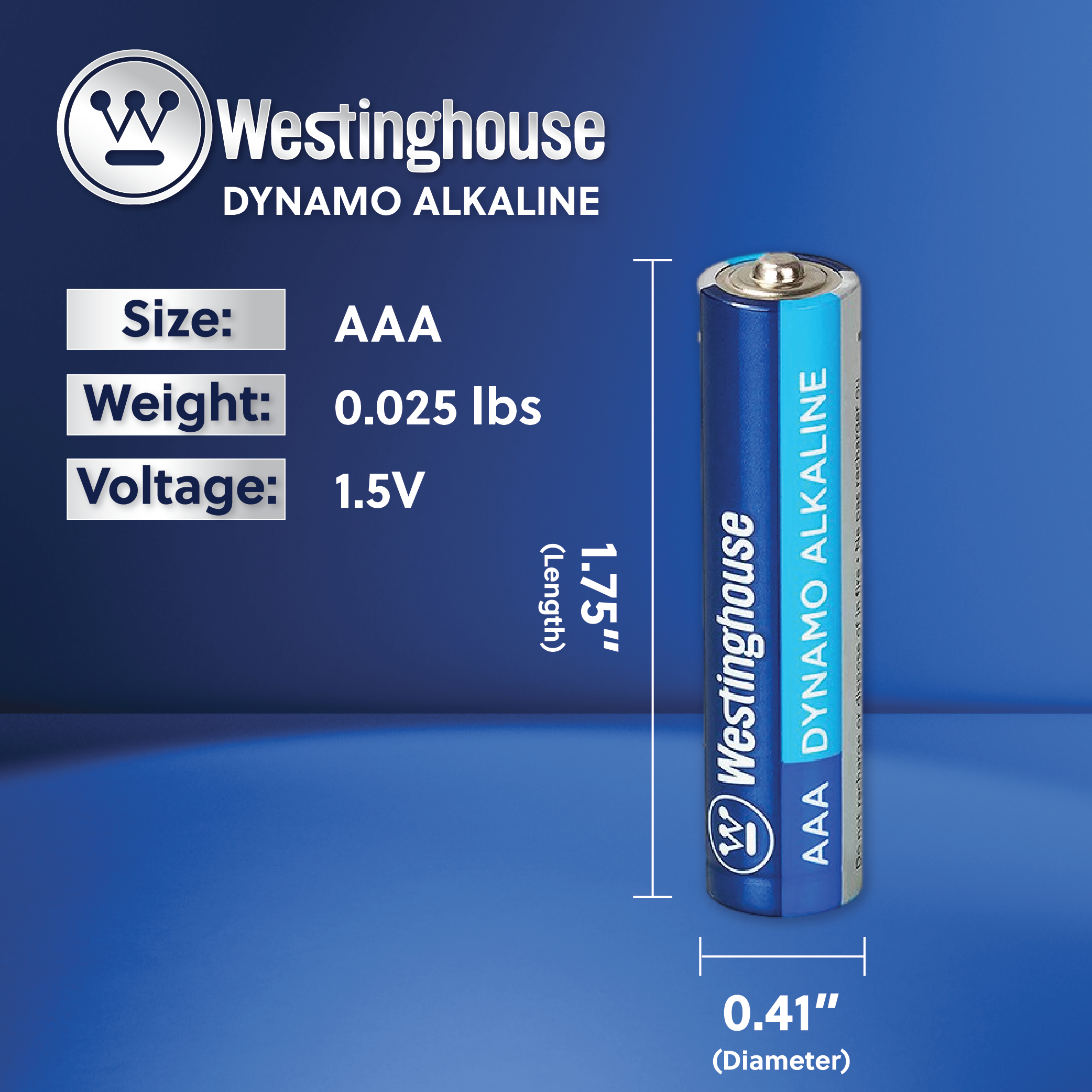 Westinghouse AAA Dynamo Alkaline 12 Pack Shrink Wrap