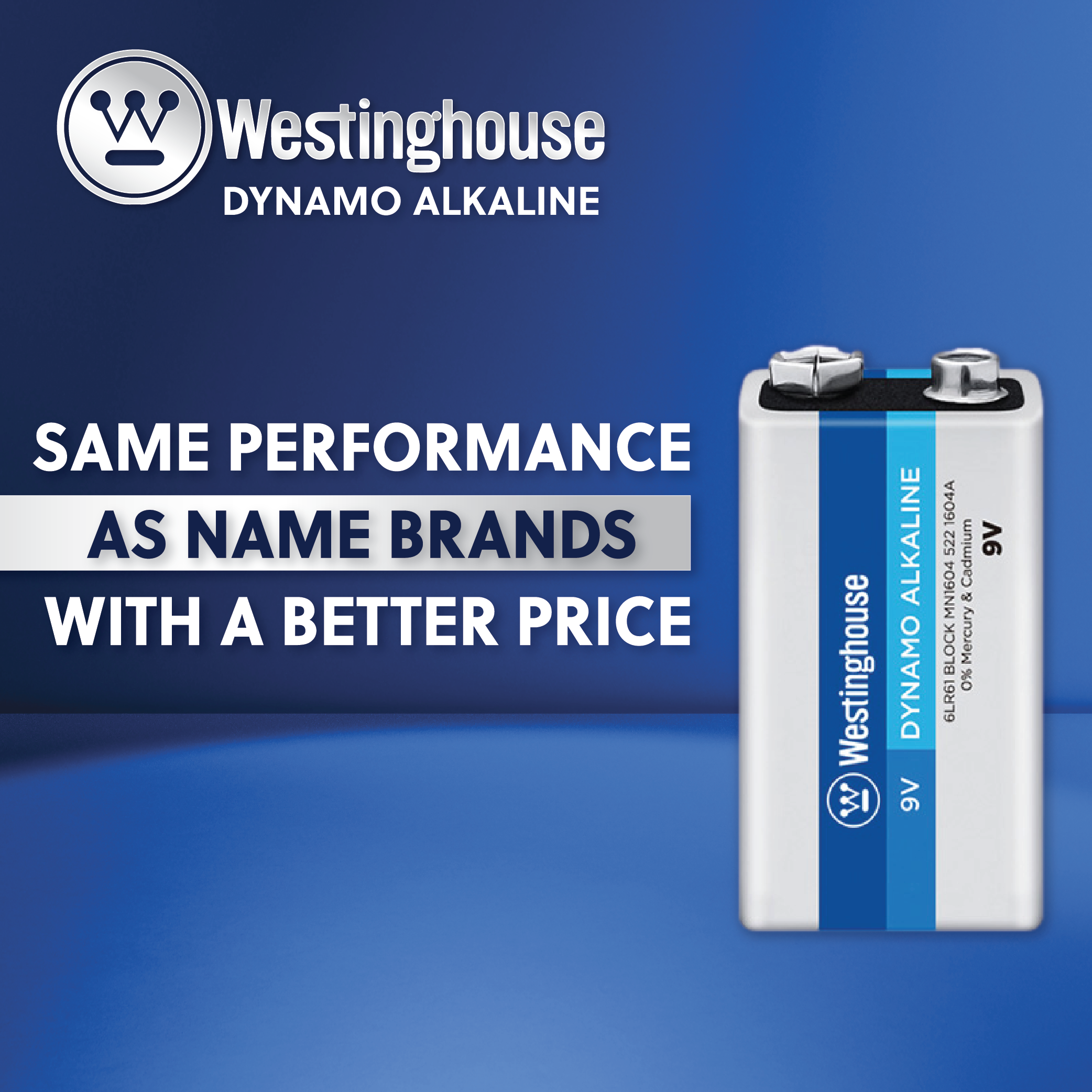 Westinghouse AAA Dynamo Alkaline Hangable 12 Pack