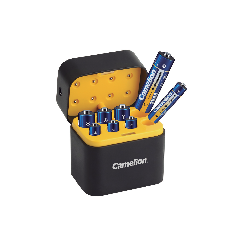 Camelion LBC-328M 1.5V Li-Ion Battery Charging Case Set