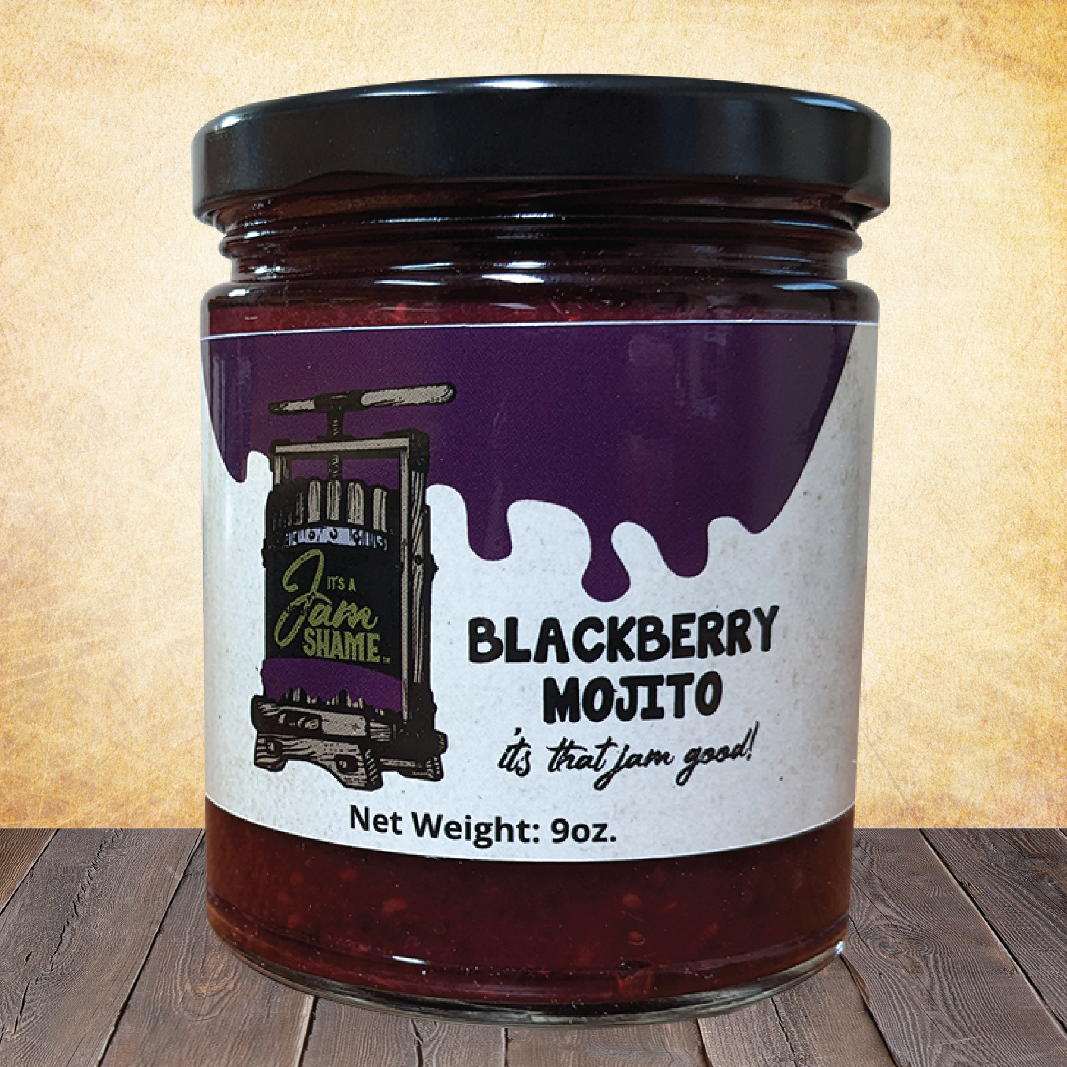 Blackberry Mojito Jam, 9oz