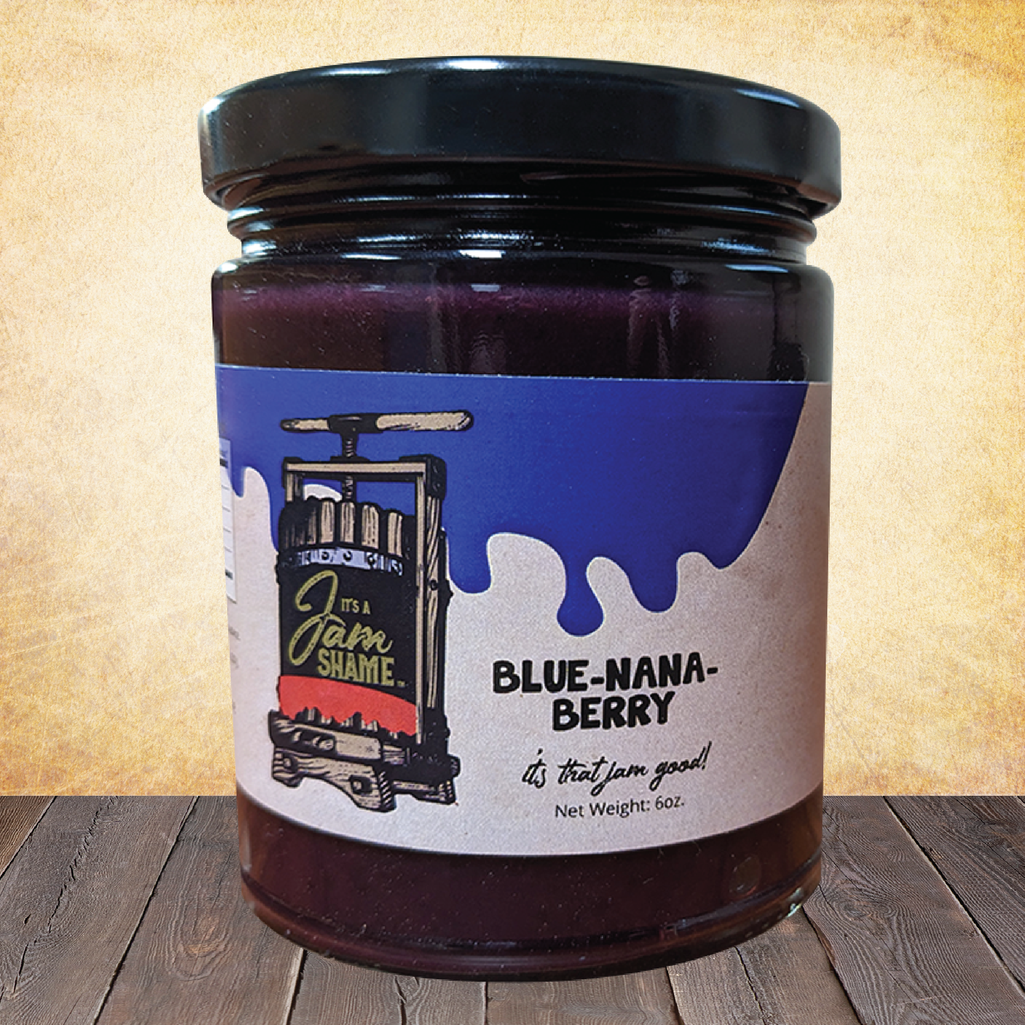 Blue-Nana-Berry Jam, 6oz