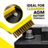 Hangable Brass Wire Cleaning 7in Brush, Moderate Hardness, Low Shedding, Robust & Durable, Portable & Lightweight