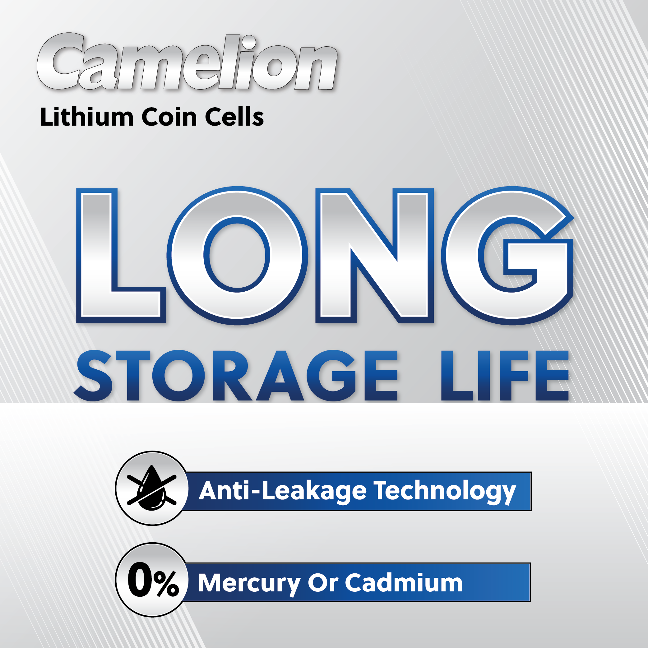 Camelion CR2430 3V Lithium Primary Coin Cell Battery - Non Rechargeable