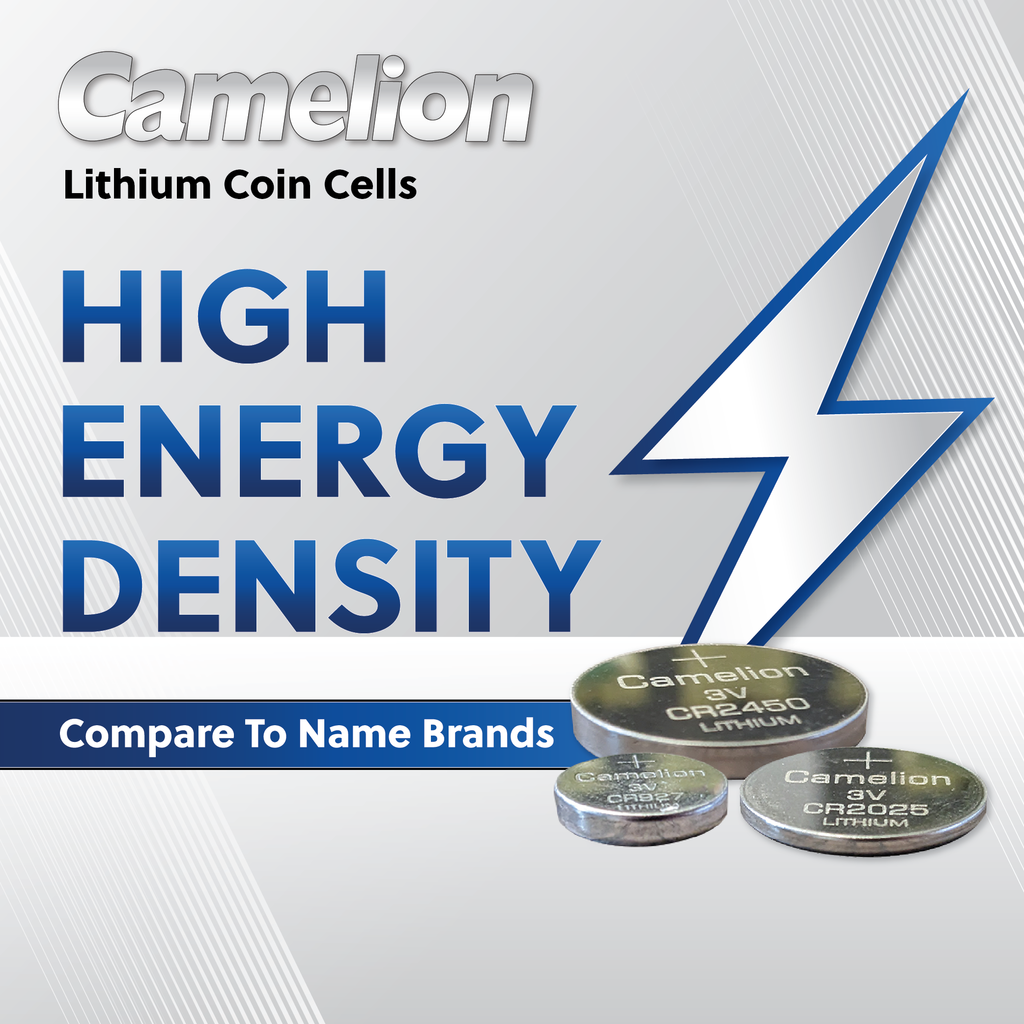 Camelion CR2430 3V Lithium Primary Coin Cell Battery - Non Rechargeable