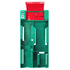 EMPTY Generic Battery Storage Holder with Built-in Battery Tester (Holds 22 Batteries)