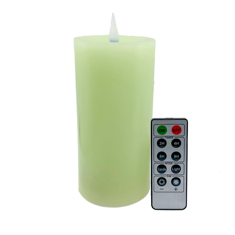 Pacific Accents Flameless Elite Collection - 6" Spring Wax Pillars