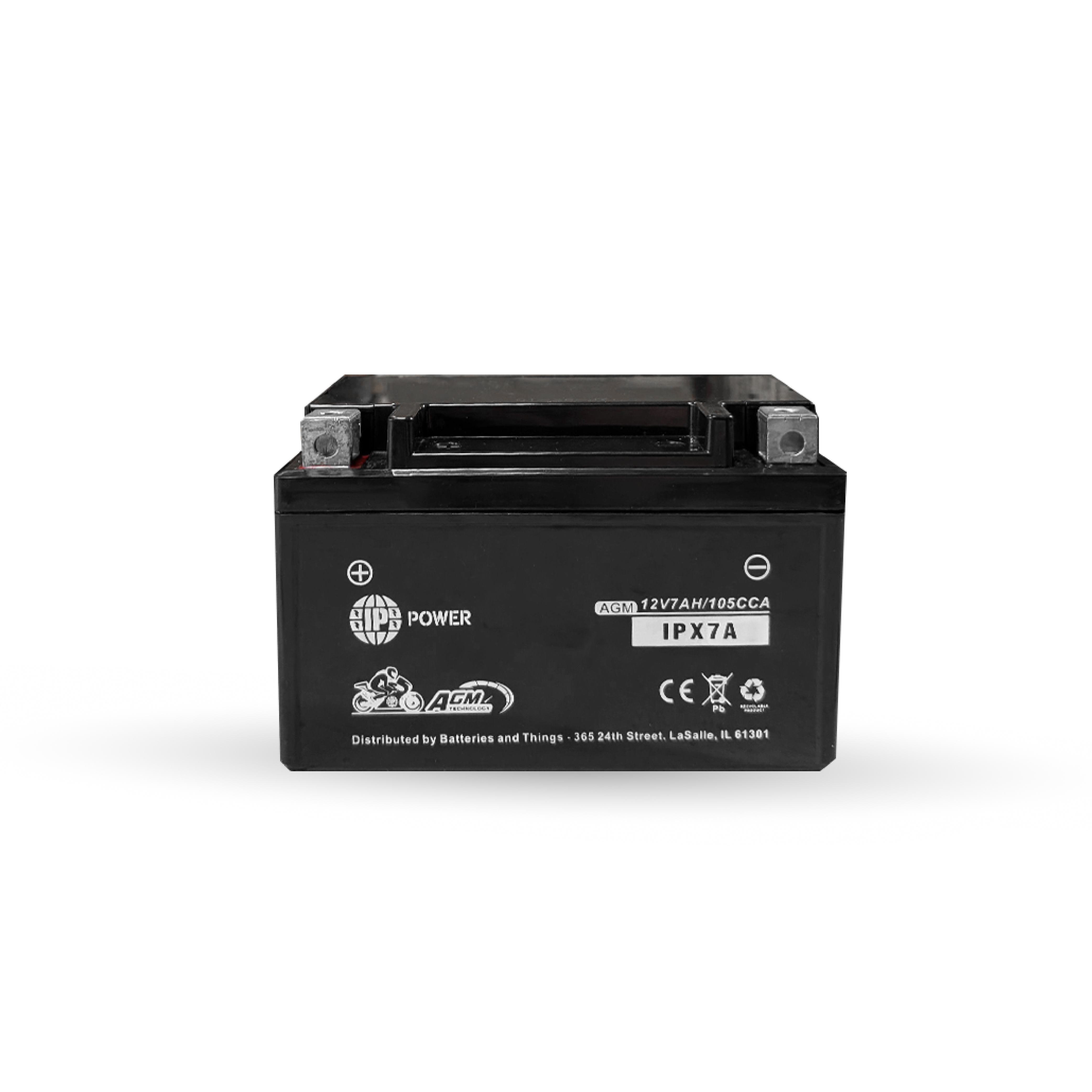 IP Power IPX7A AGM Motorsport Battery