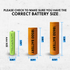 IP Power Ni-Mh AAA 1000mAh Rechargeable Consumer Top Battery Bulk