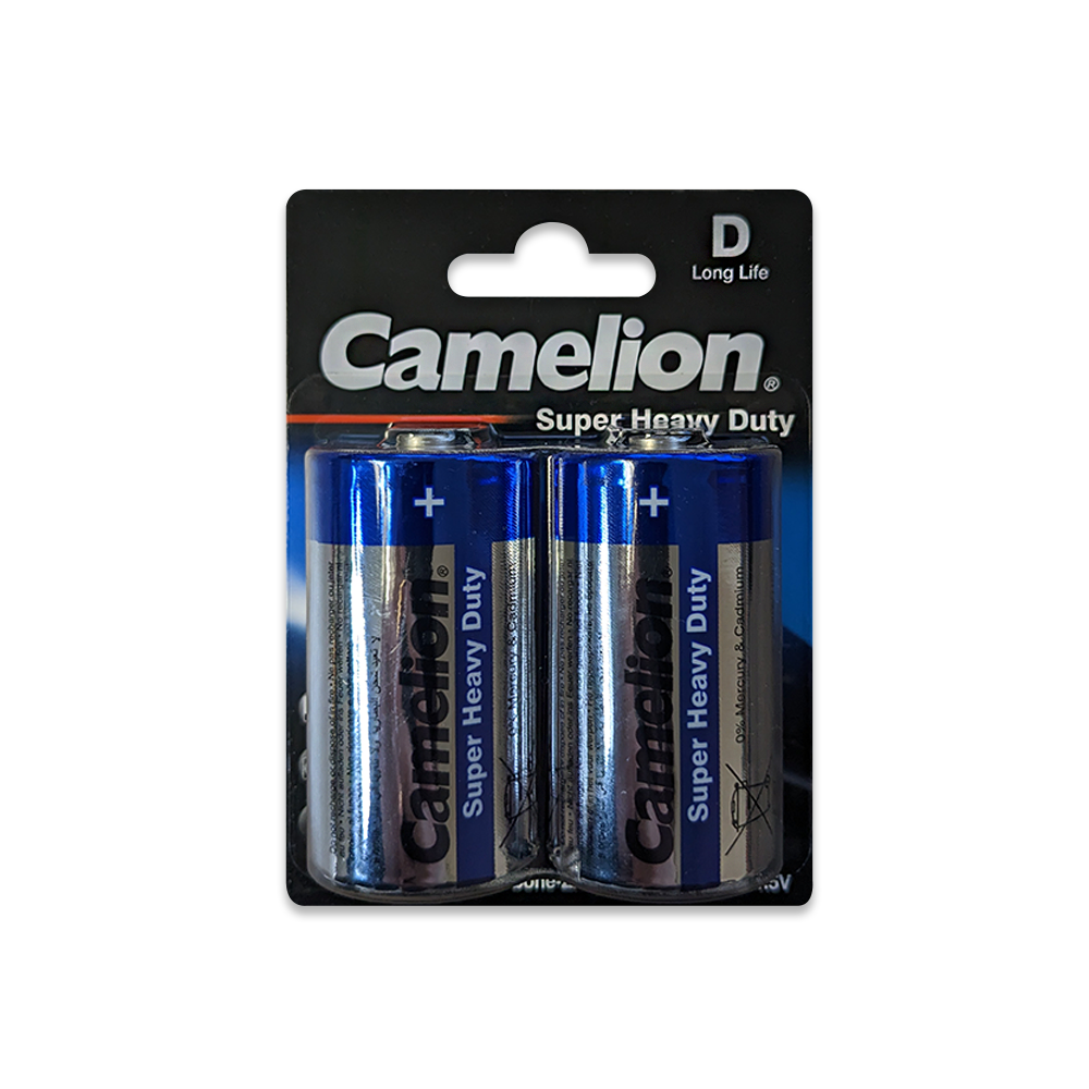 Camelion D Super Heavy Duty 2pk