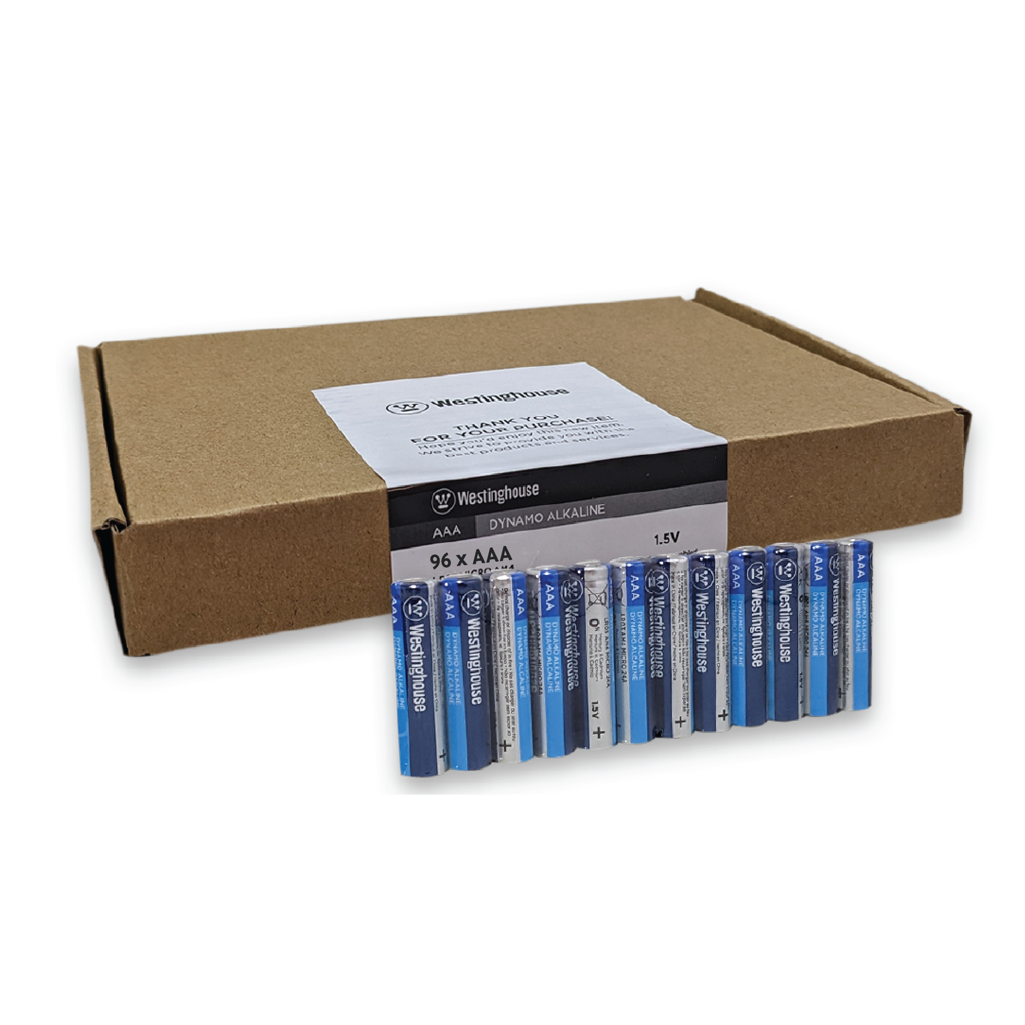 Westinghouse AAA Dynamo Alkaline 96 Pack Box