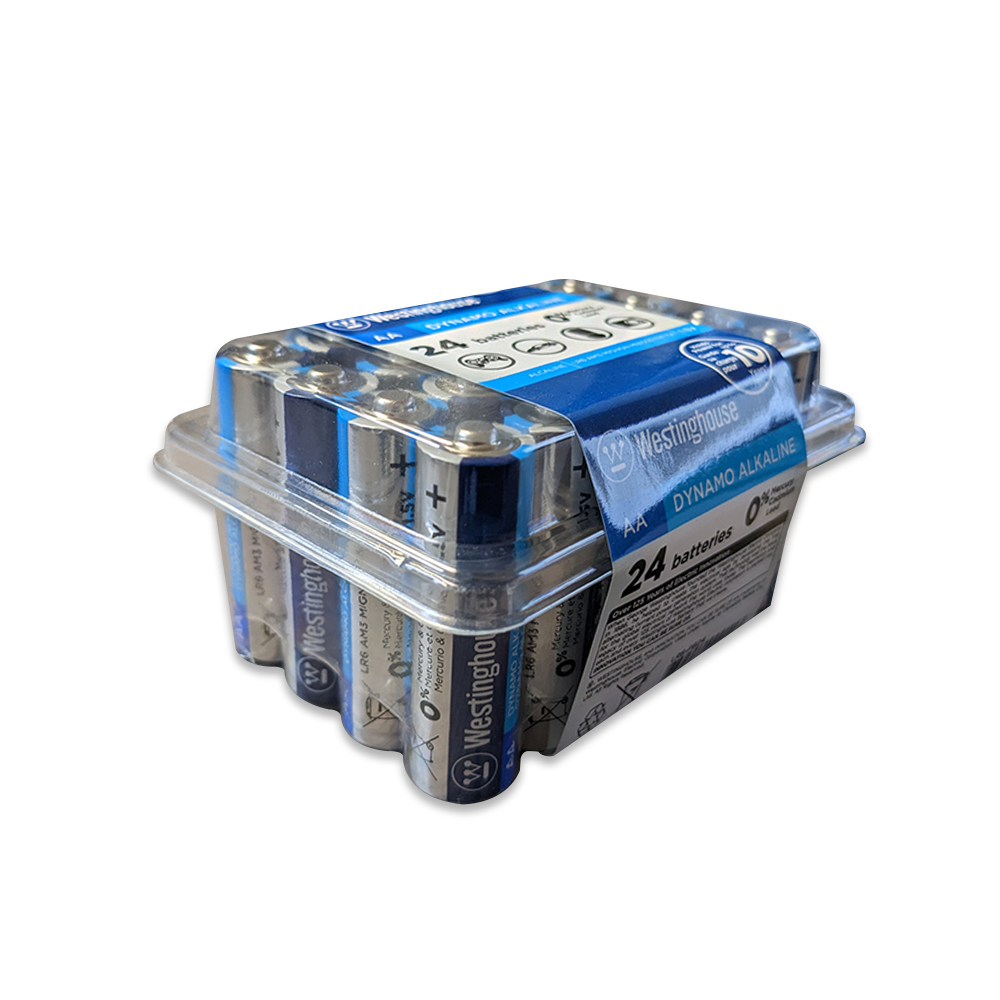 Westinghouse AA Dynamo Alkaline Plastic Tub of 24