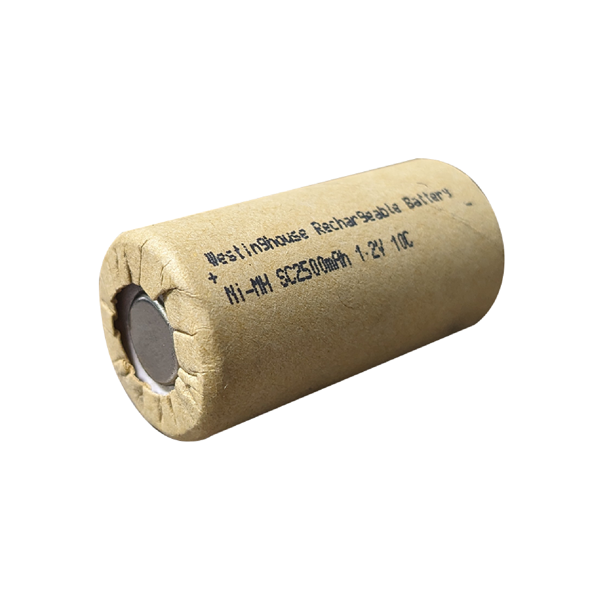 Westinghouse High Rate Sub C Ni-Mh Flat Top 2500mAh