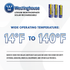 Westinghouse Life-PO4 14500 3.2v 500mah Solar Rechargeable Cardboard Box of 8