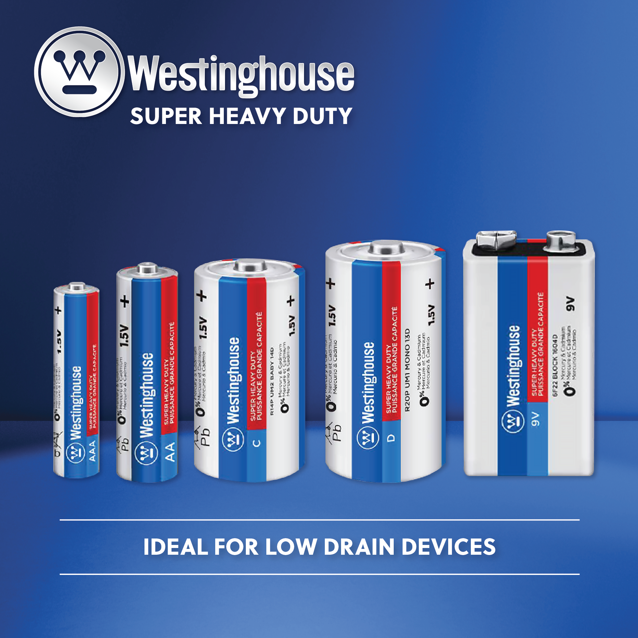 Westinghouse AA Super Heavy Duty 24pk Tub