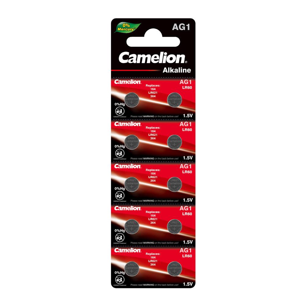 Camelion AG1 / 364 / LR621 1.5V Button Cell Battery (Two Packaging Opt –  Shop Batteries and Things