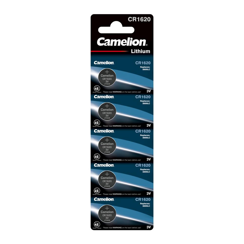 Camelion CR1620 3V Lithium Primary Coin Cell Battery (Two Packaging Options) - Non Rechargeable