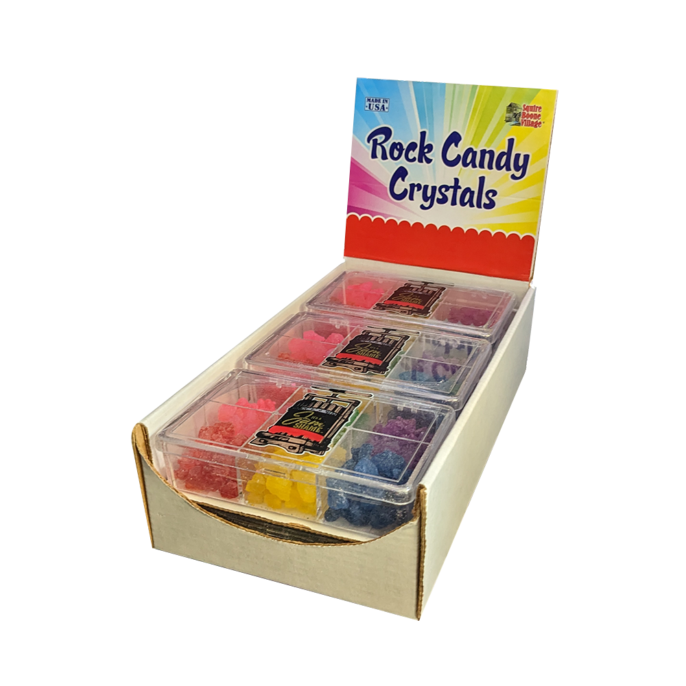 Rock Candy Sampler in Crystal Box Display of 6