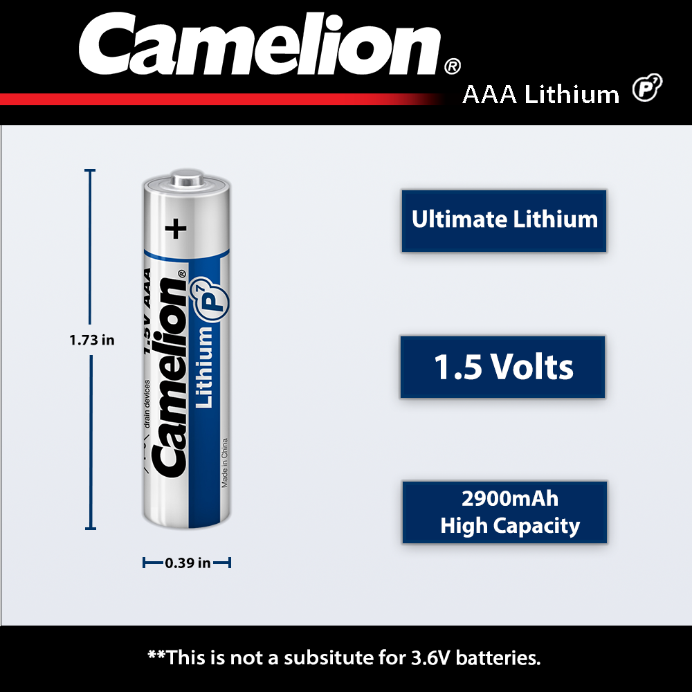 Camelion AA Lithium P7 4pk