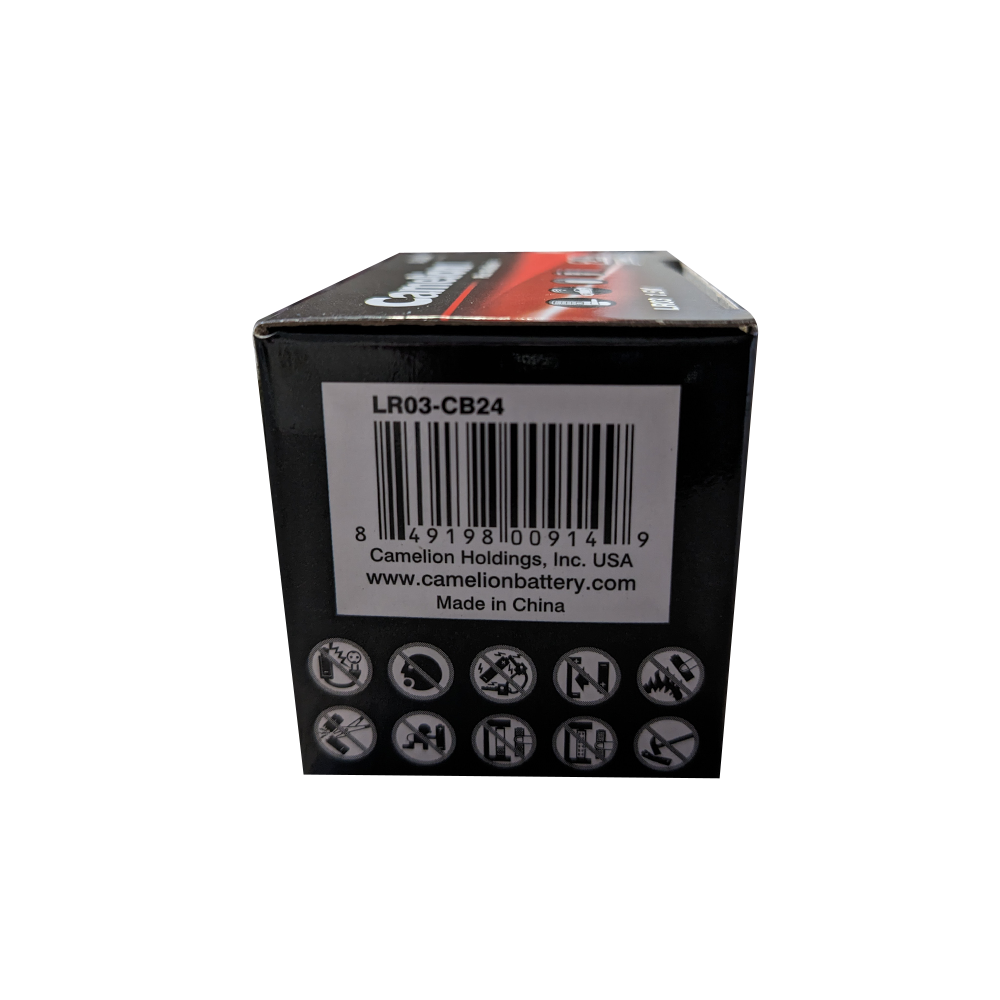 Camelion AAA Plus Alkaline 24 Pack Box