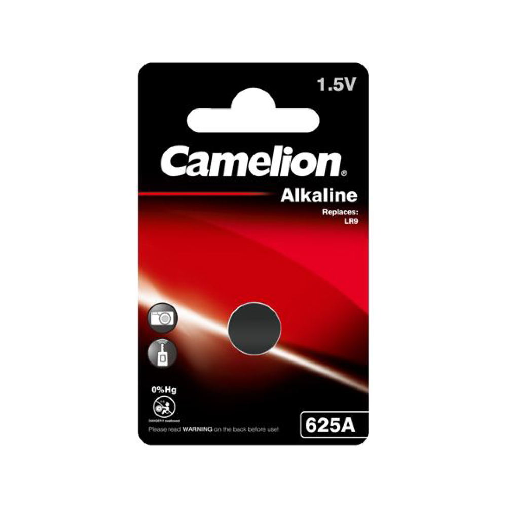 Camelion LR625A-BP1 1.5V Alkaline Button Cell Battery Blister Single Pack
