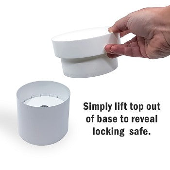 lockable plant pots Secret Safe ™ | Flower Pot With Key Lock – Batteries and Things