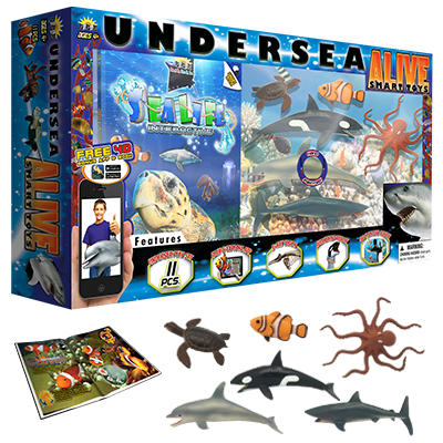 undersea, undesea toys, under sear creatures, sea animals, ocean animals, interactive smart toys, interactive toys, STEM toys, STEM learning, STEM education, educational toys, educational activities