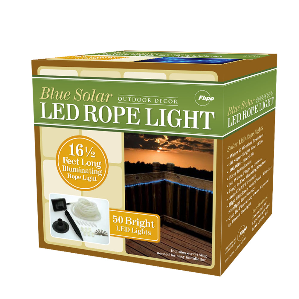 50 LED Blue Solar Rope Light – Shop Batteries and Things