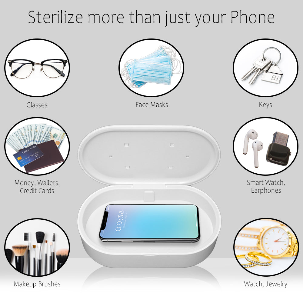wholesale, wholesale pricing, wholesale sanitizer, wholesale sterilizer, sanitizer, sanitizer box, sterilizer, sterilizer box, phone charger, wireless phone charger, no cord phone charger, charging dock, charging box, UV sanitation, phone sterilizer, phone sanitizer, mask sanitizer, mask sterilizer, aromatherapy