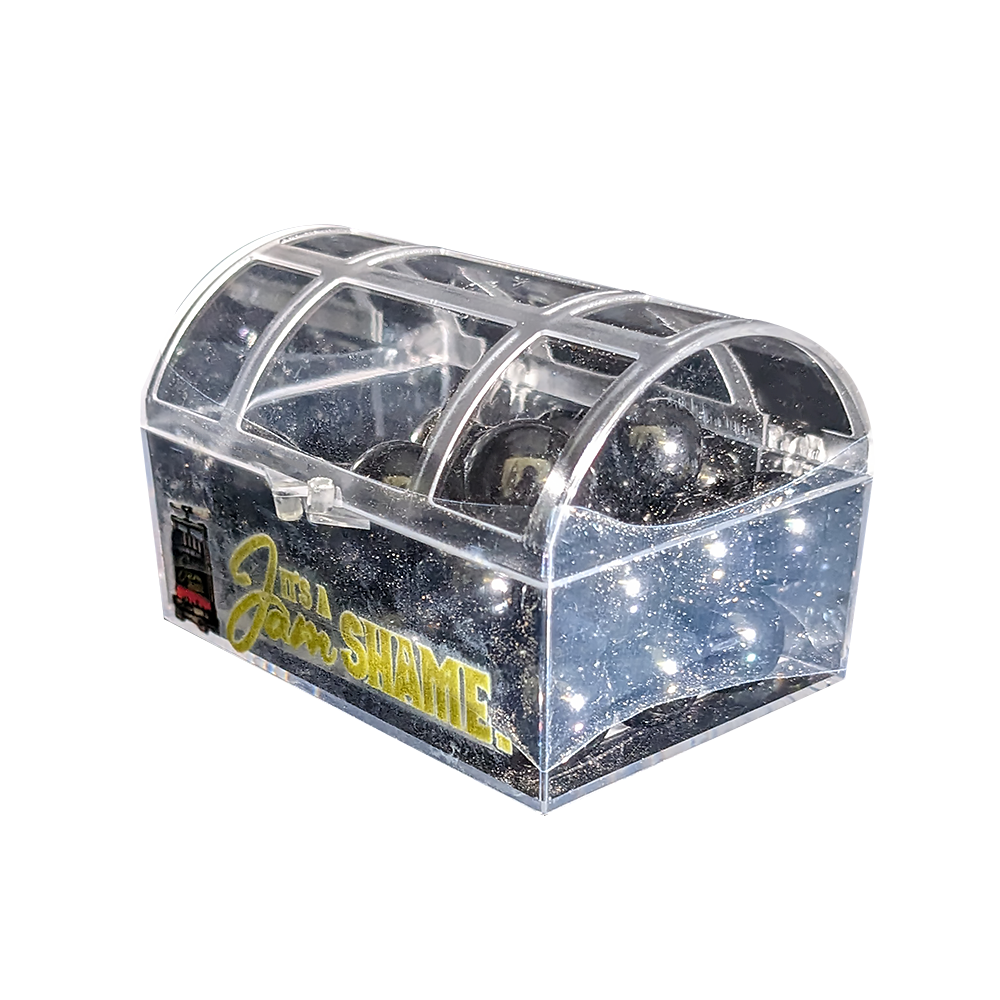Assorted Candy In Treasure Chest Crystal Boxes Display of 8