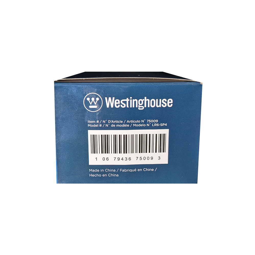 Westinghouse AA Dynamo Alkaline 60 Pack Box