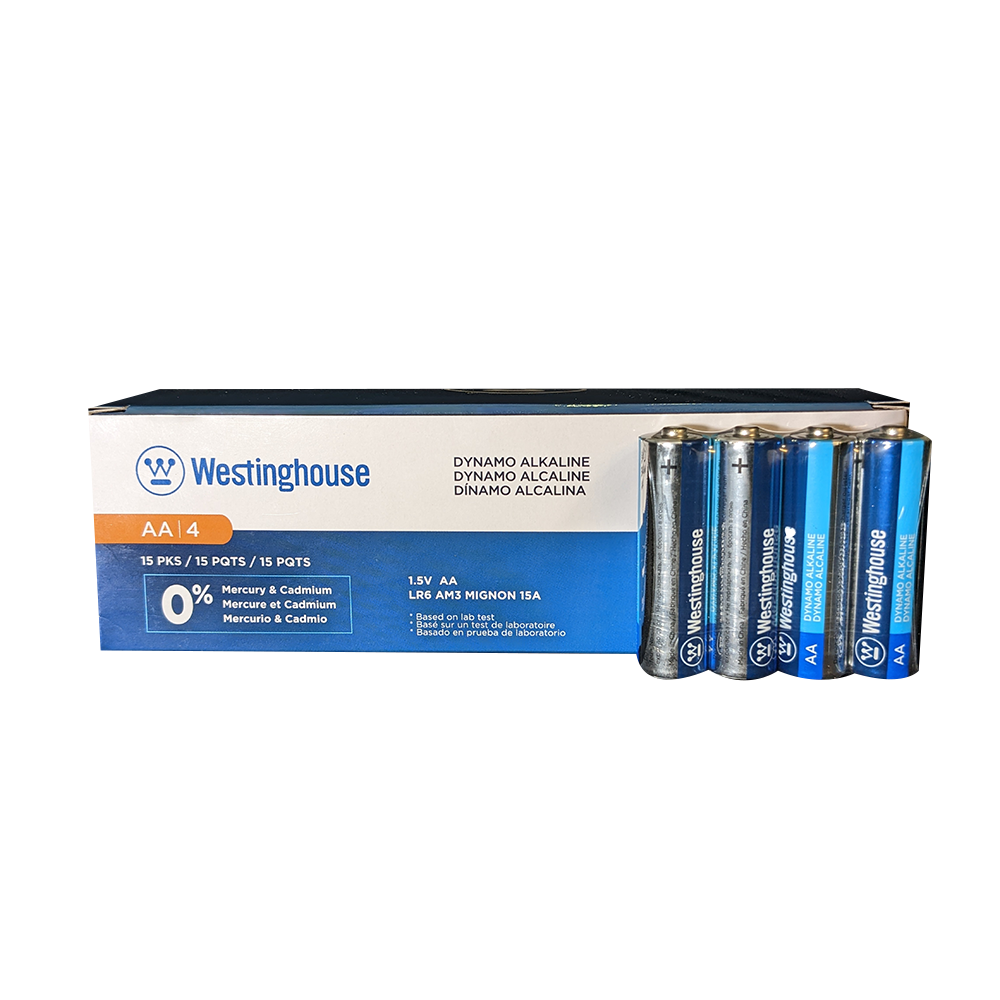 Westinghouse AA Dynamo Alkaline 60 Pack Box