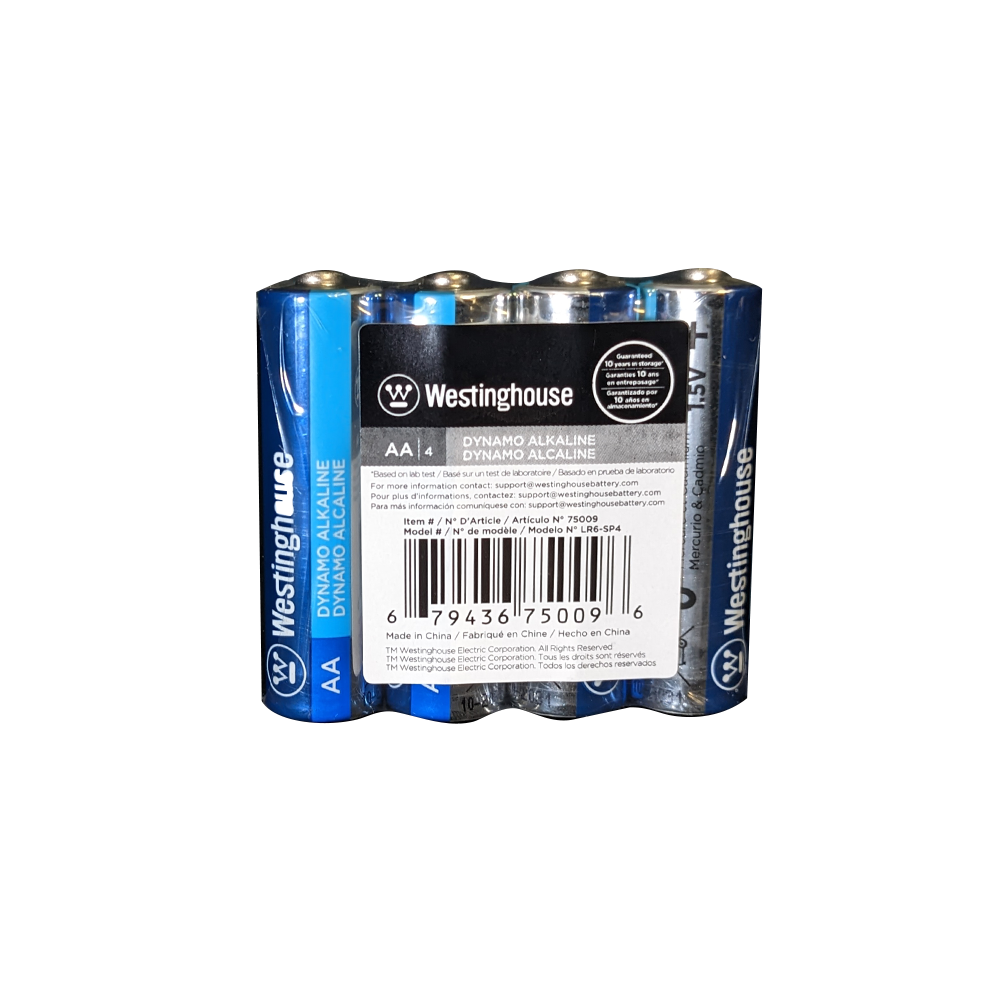 Westinghouse AA Dynamo Alkaline 60 Pack Box