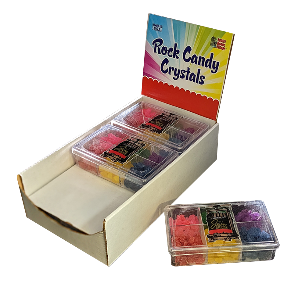 Rock Candy Sampler in Crystal Box Display of 6